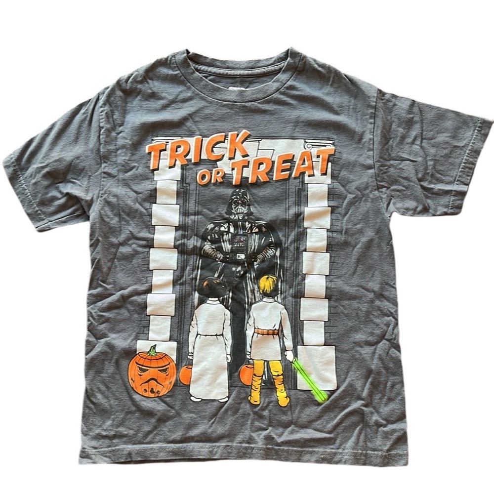 Kids Star Wars Darth Vader Halloween Tshirt sz M